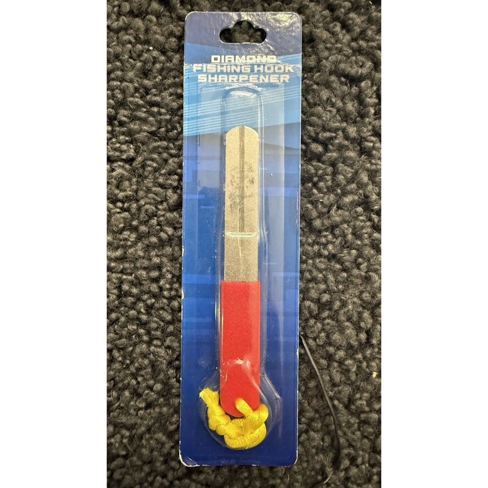 Diamond Hook Sharpener Fishing Tool With Lanyard Outdoor Utility